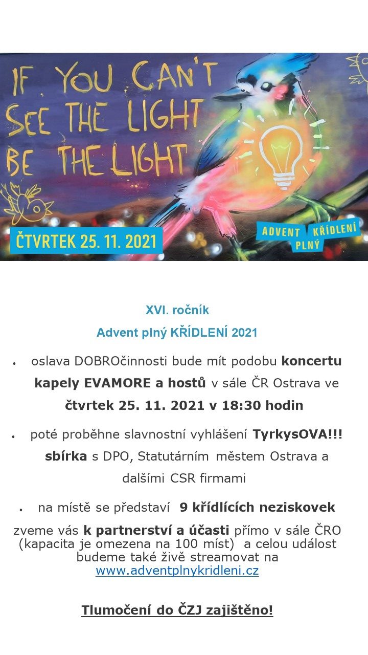 Advent plný křídlení