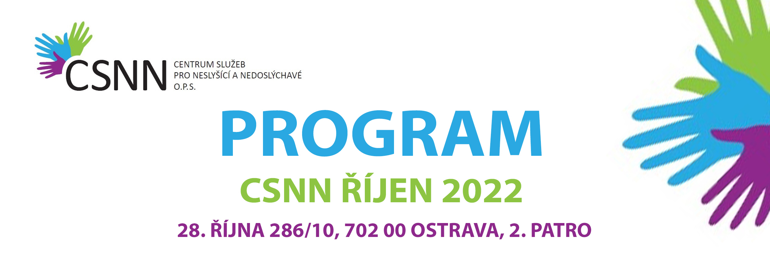 Program na říjen 2022