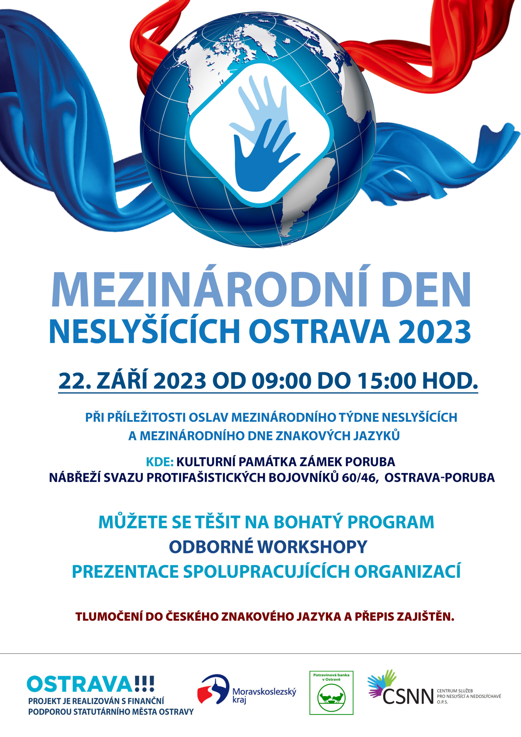 Připravované akce CSNN, Galavečer Neslyšících a Mezinárodní den Neslyšících 2023
