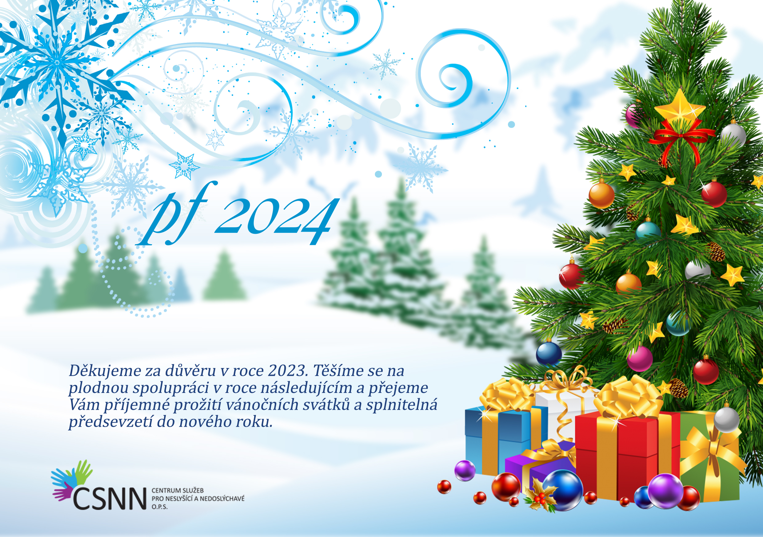 Krásné vánoce a šťastný nový rok 2024