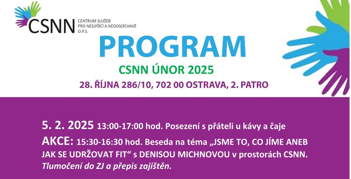 Program na únor 2025