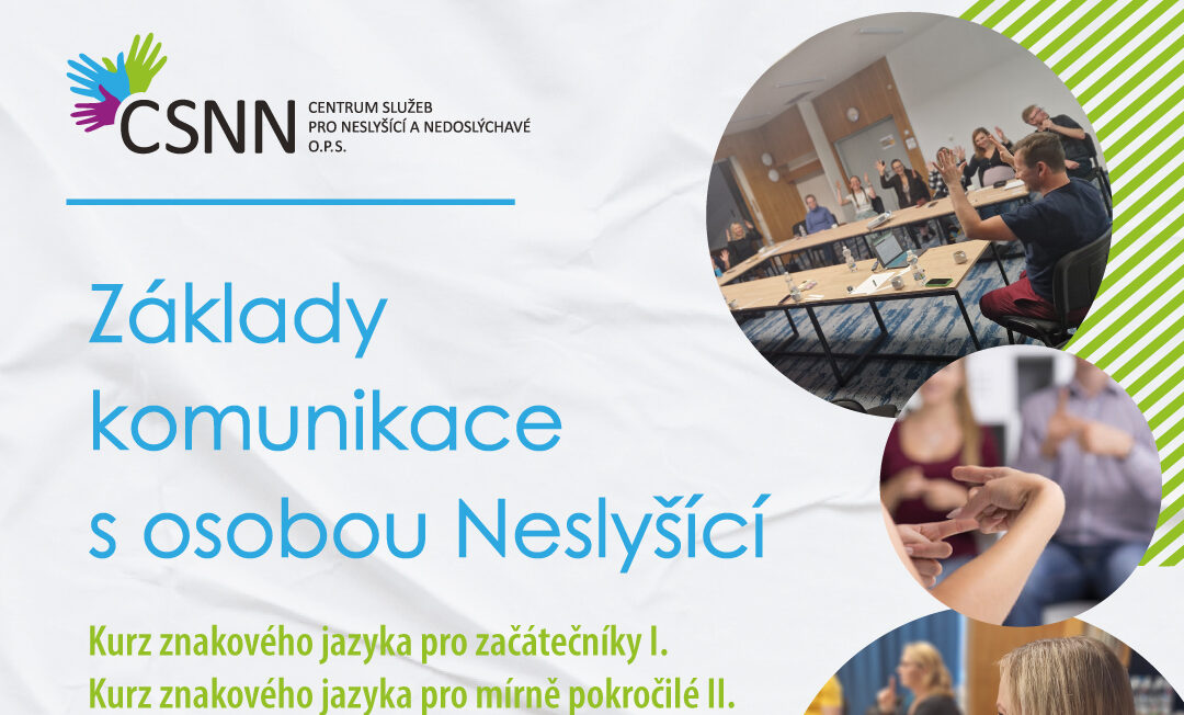 Otevíráme kurzy Znakového jazyka